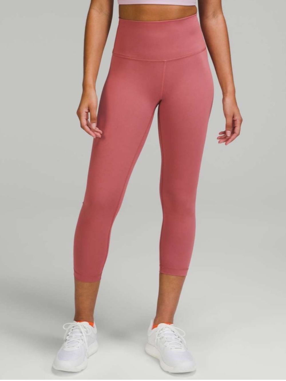 Lululemon Wunder Train High-Rise Crop 23" Brier Rose size 2